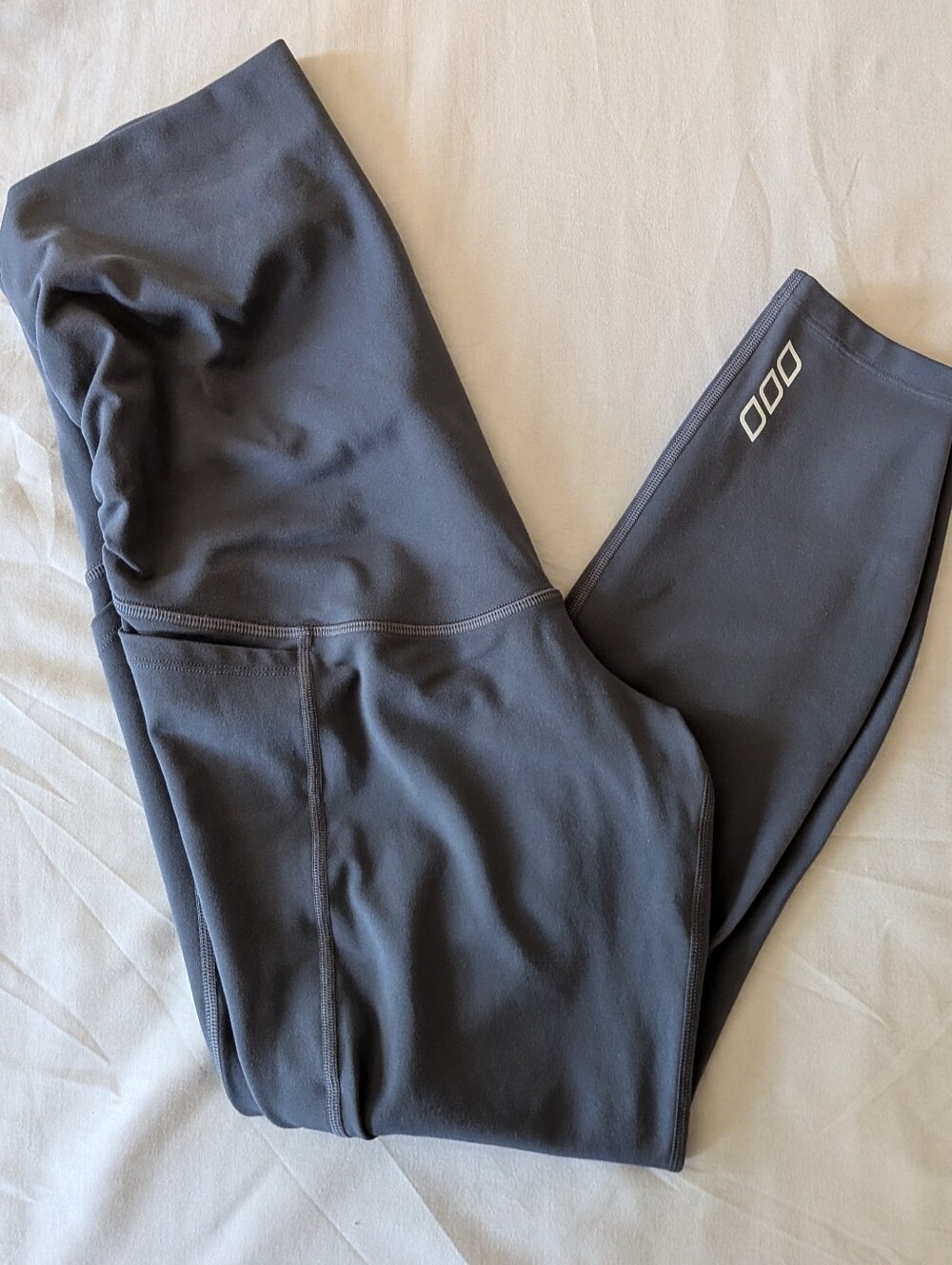 Lorna Jane Maternity Active Leggings Slate Grey Size Small